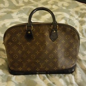 LV monogram alma handbag satchel